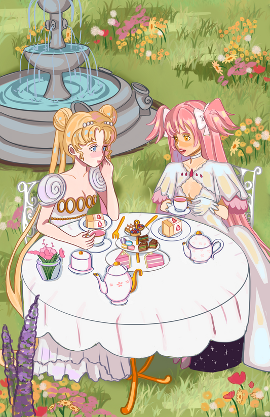 tea party print