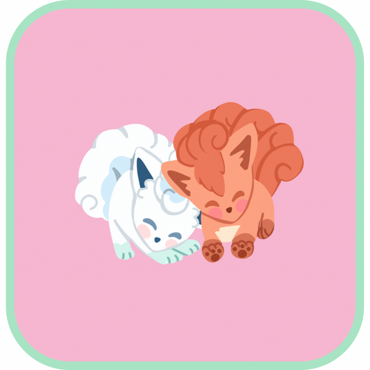 vulpix keychain