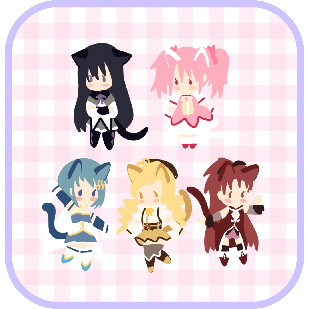 madoka keychains