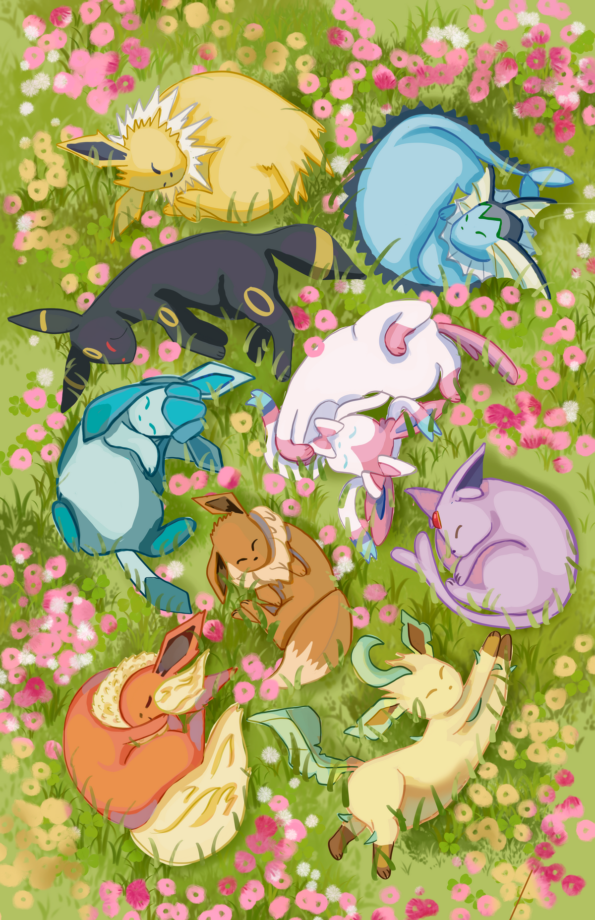 eeveelutions print