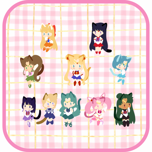 sailor moon keychains