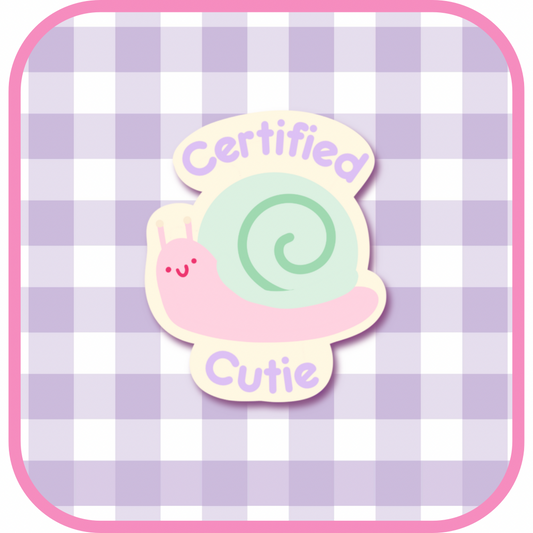 certified cutie sticker
