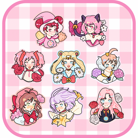 magical girl stickers
