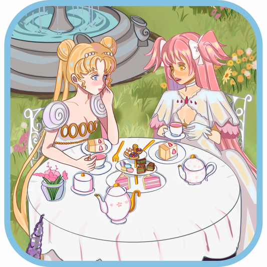 tea party print