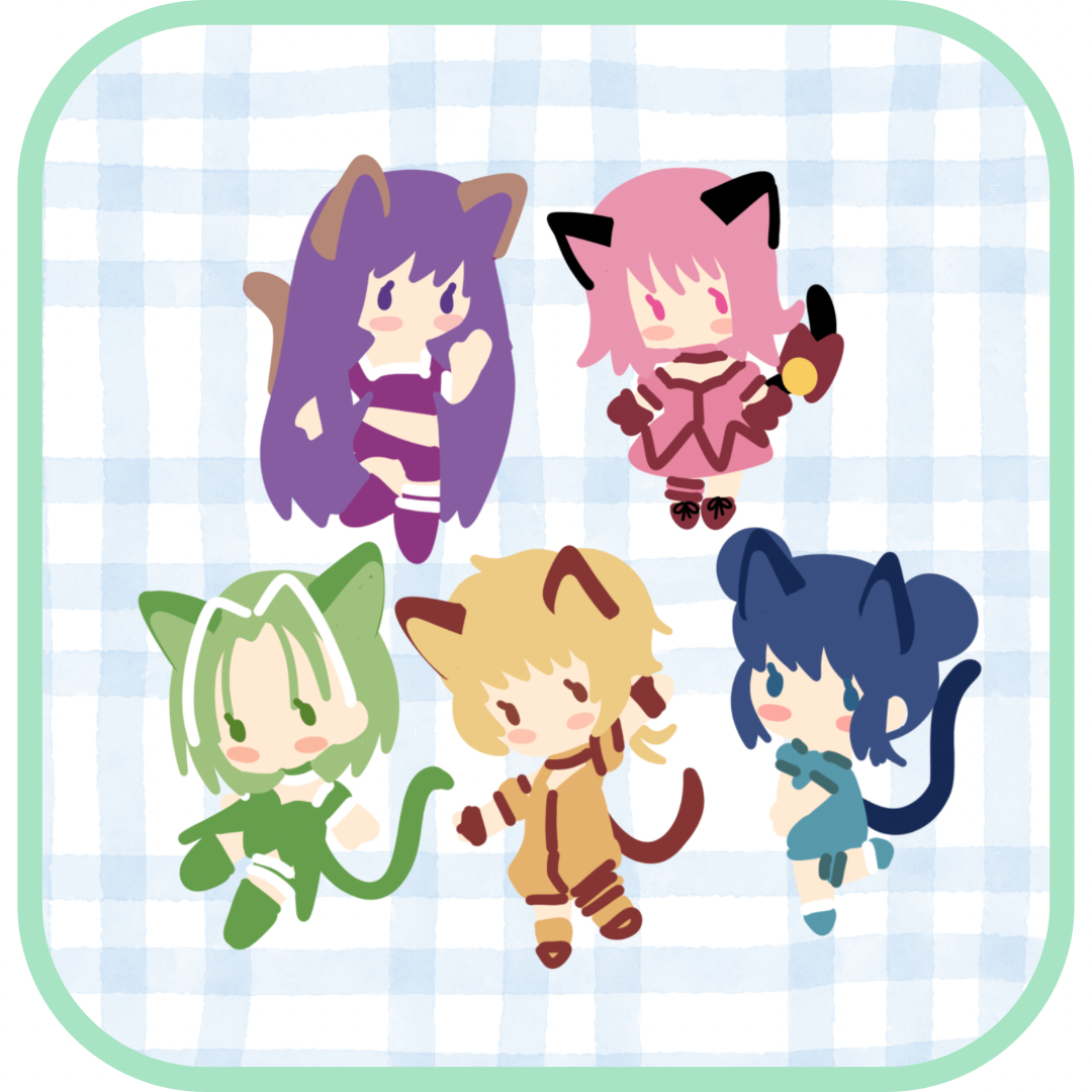 tokyo mewmew keychains