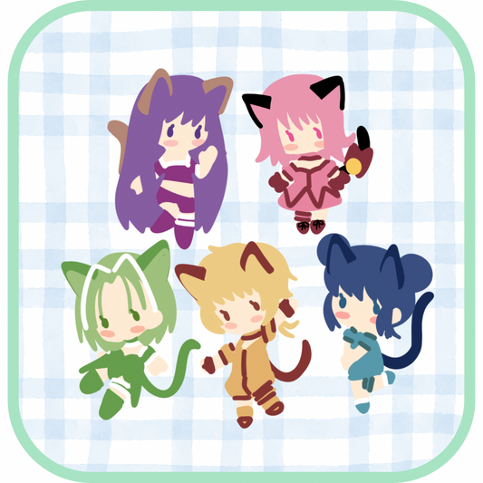tokyo mewmew keychains
