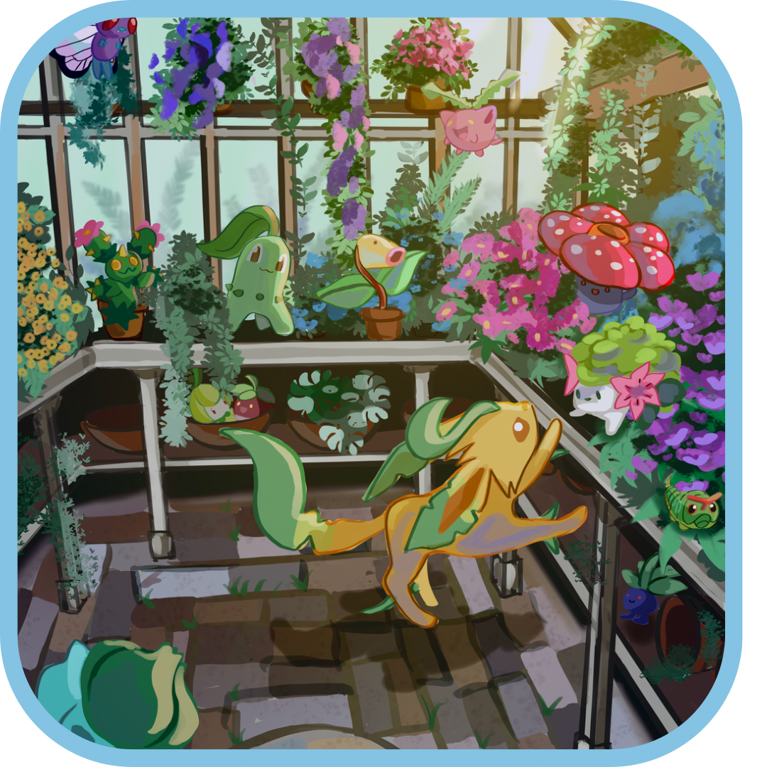 green house print