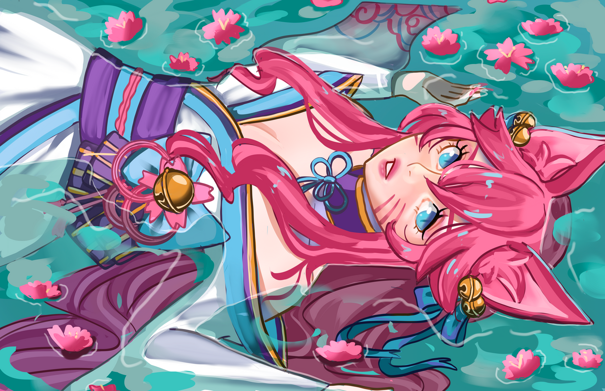 spirit blossom ahri print