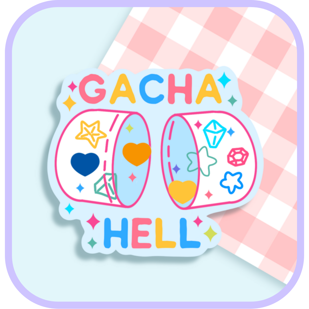 gacha hell sticker