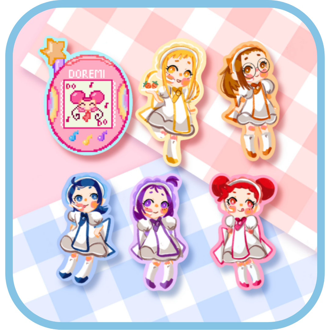 ojamajo doremi stickers