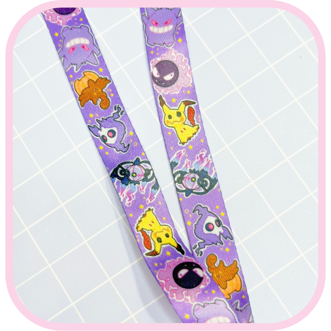 halloween pokemon lanyard