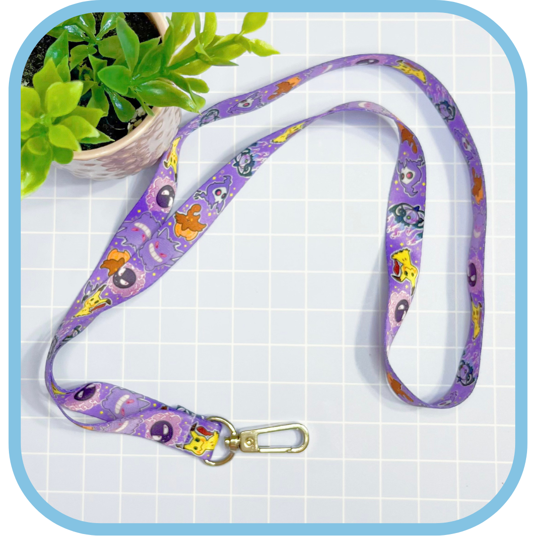 halloween pokemon lanyard