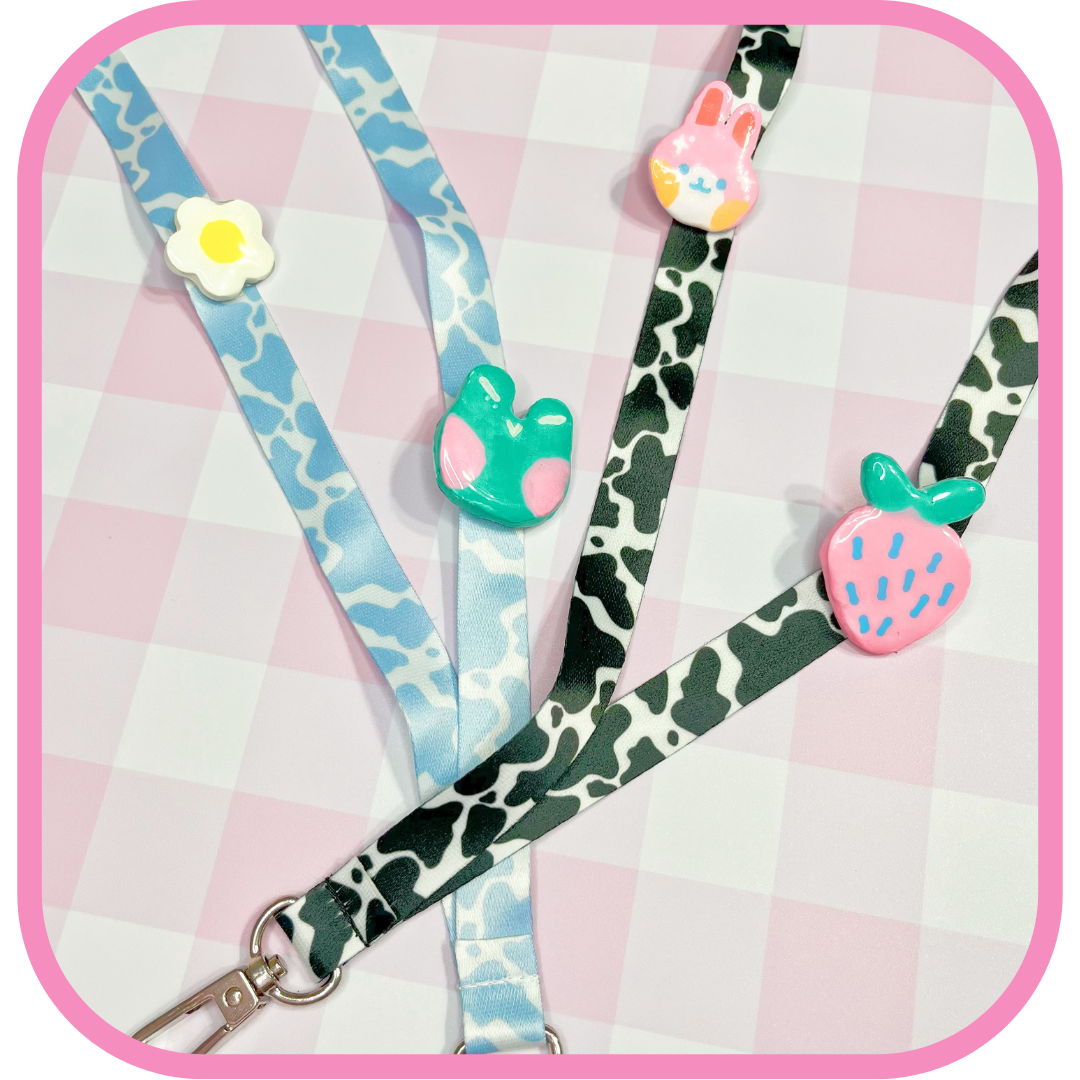 fruit cow lanyards