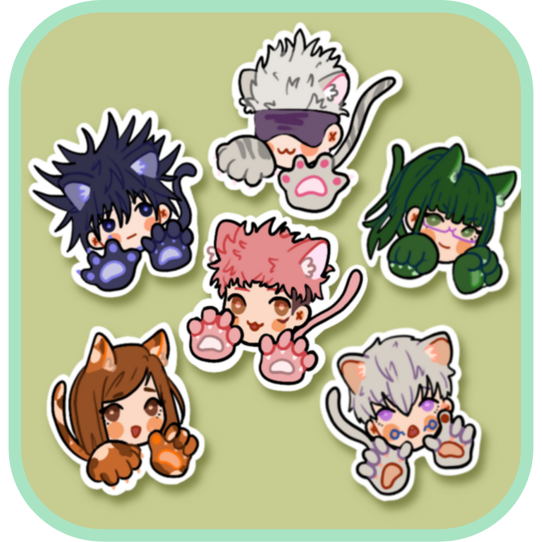 jujutsu kaisan stickers