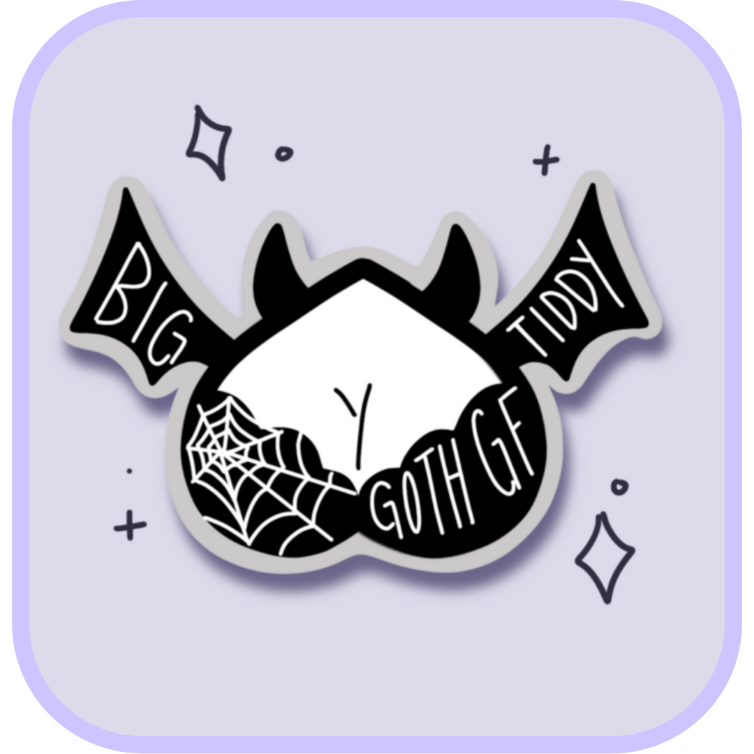 big titty goth gf sticker