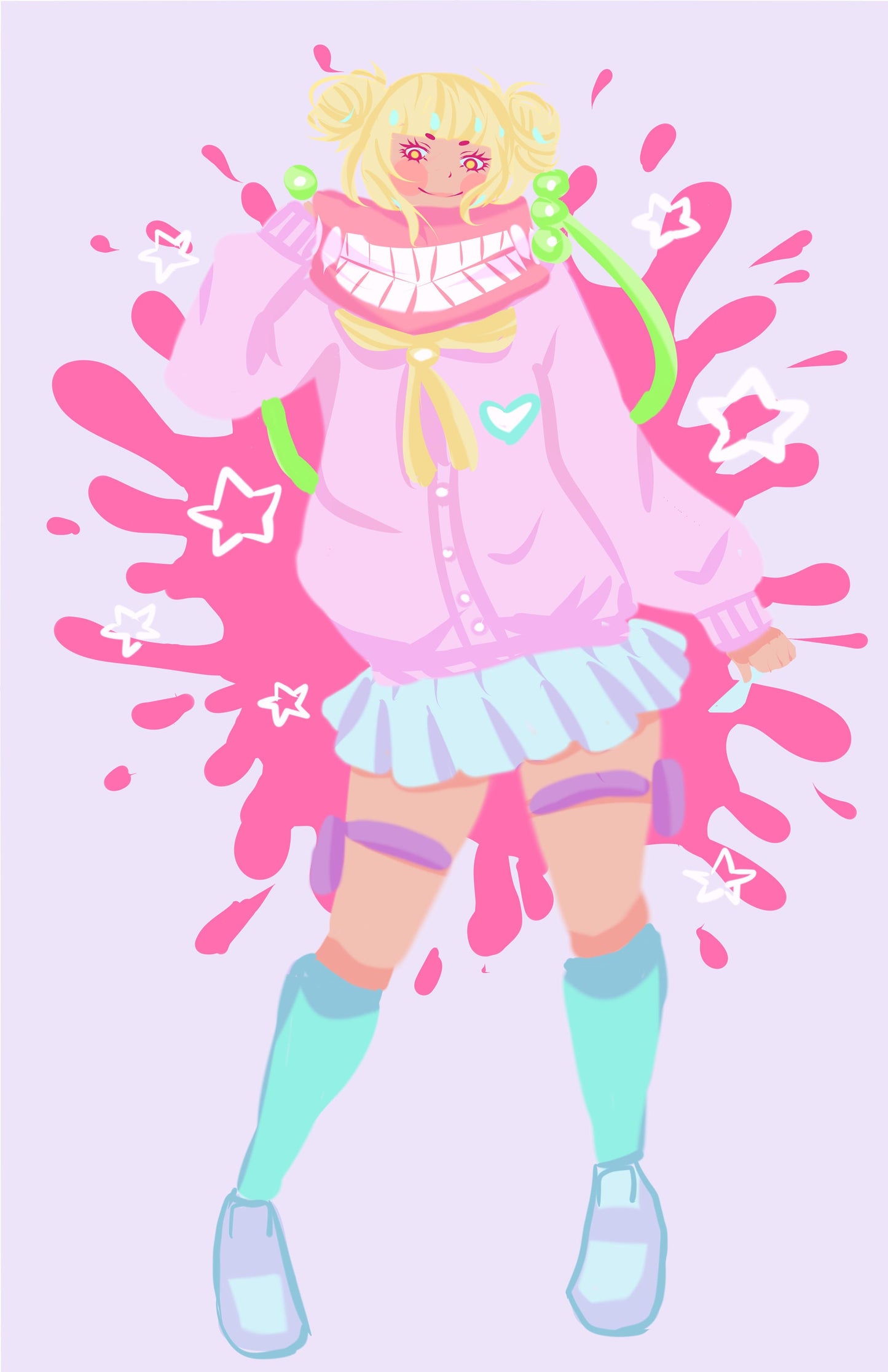 pastel toga print